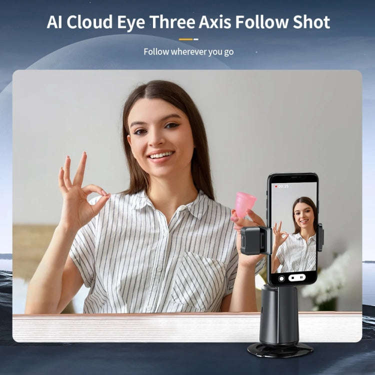 Pixel A200  Auto Tracking Gimbal Stabilizer 360 Degree Rotation Selfie Stick With Fill Light Set 2