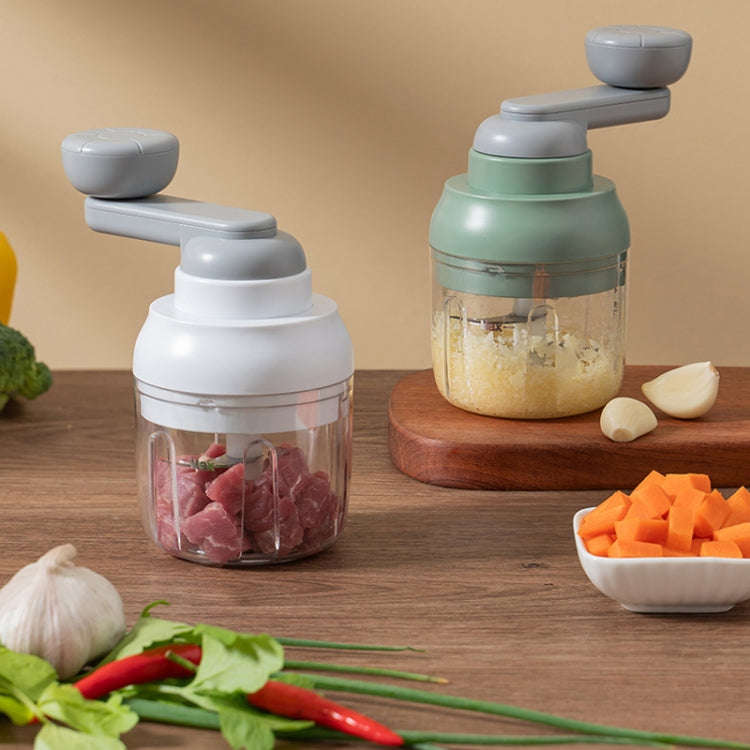 Kitchen Multifunctional Garlic Food Supplement Vegetable Cutter(White)