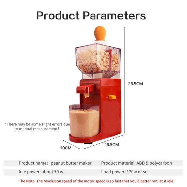 Household Electric Peanut Butter Machine Small Cooking Grinder(EU Plug)