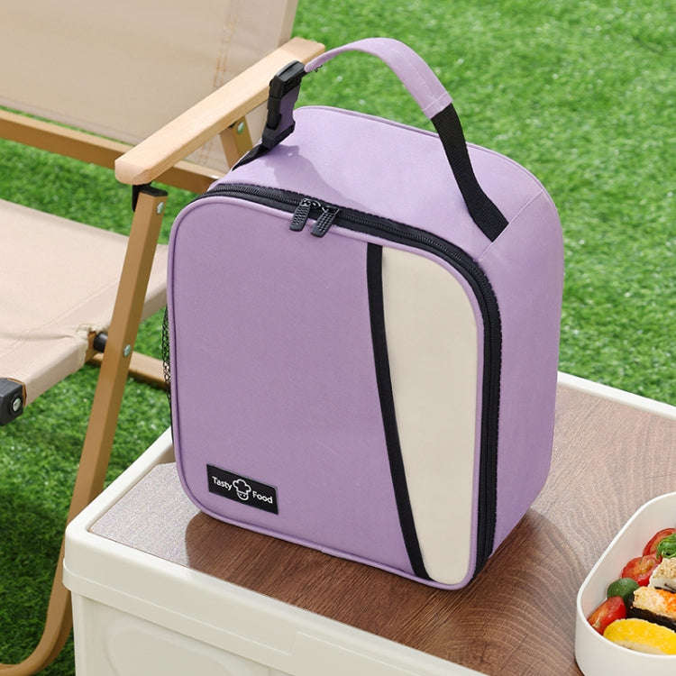 Portable Outdoor Picnic Portable Fresh-keeping Lunch Bag(Grey)