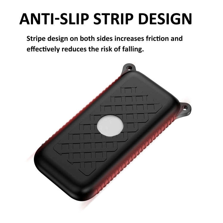 For Apple Vision Pro Battery Protective Case Silicone Cover(Black)