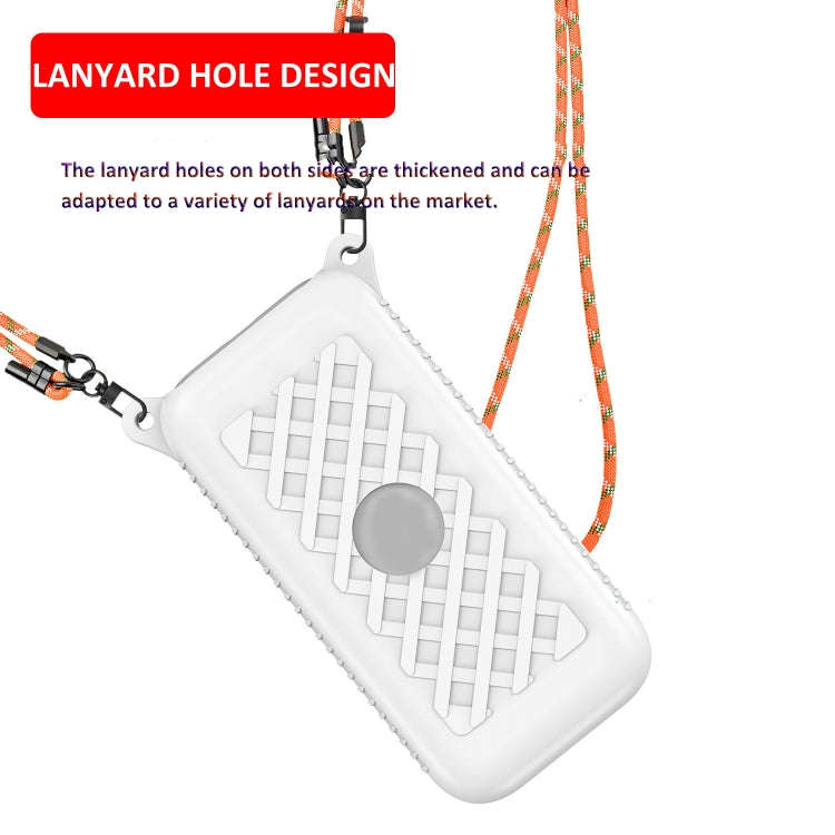 For Apple Vision Pro Battery Protective Case Silicone Cover(White)