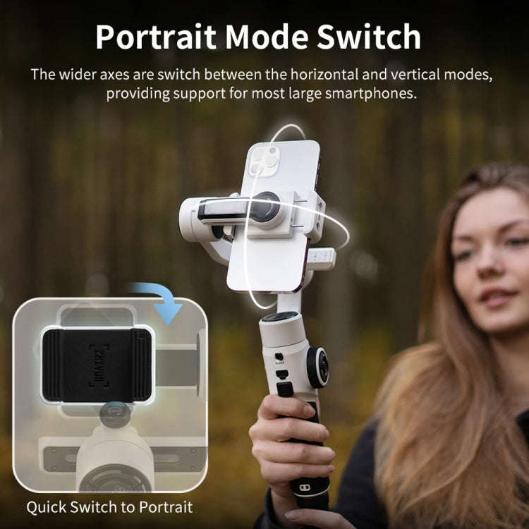 ZHIYUN Smooth 5S 3-Axis Smartphone Handheld Gimbals Stabilizer, Spec: Standard Black