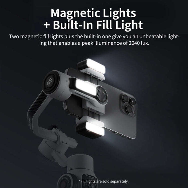 ZHIYUN Smooth 5S 3-Axis Smartphone Handheld Gimbals Stabilizer, Spec: Standard White