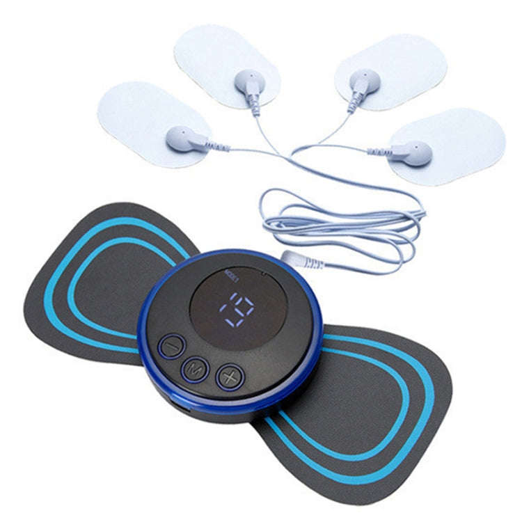 SC-195B Mini Cervical Massage Stickers EMS Pulse Meridian Therapy Instrument, Spec: 4-In-1 Upgrad...