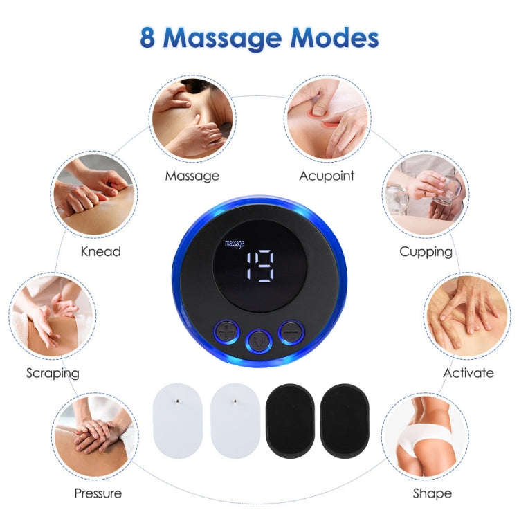 SC-195B Mini Cervical Massage Stickers EMS Pulse Meridian Therapy Instrument, Spec: 2-In-1 Upgrad...