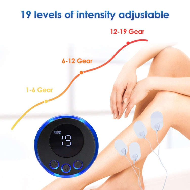 SC-195B Mini Cervical Massage Stickers EMS Pulse Meridian Therapy Instrument, Spec: 2-In-1 Upgrad...