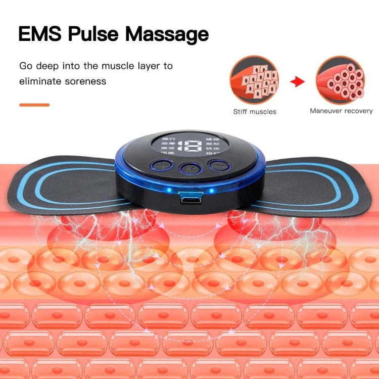 SC-195B Mini Cervical Massage Stickers EMS Pulse Meridian Therapy Instrument, Spec: 2-In-1 Upgrad...