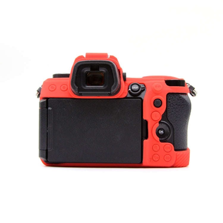 For Nikon Z6III Camera Protective Silicone Case, Color: Red