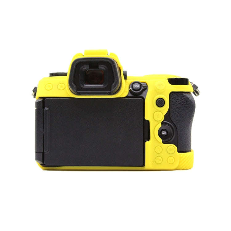 For Nikon Z6III Camera Protective Silicone Case, Color: Yellow