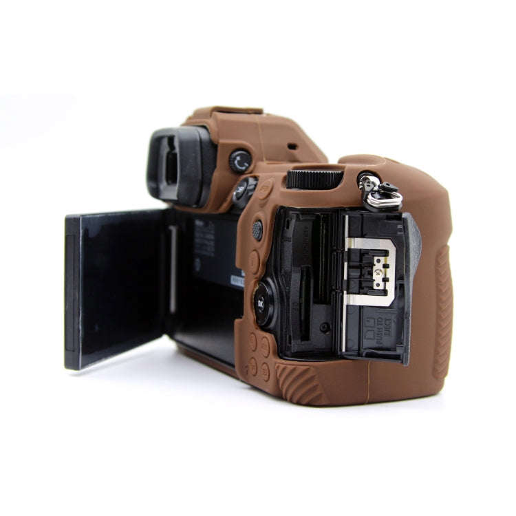 For Nikon Z6III Camera Protective Silicone Case, Color: Coffee