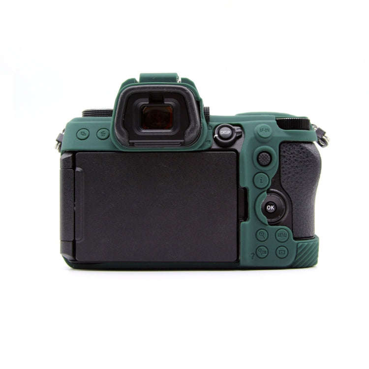 For Nikon Z6III Camera Protective Silicone Case, Color: Green