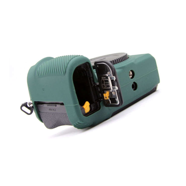For Nikon Z6III Camera Protective Silicone Case, Color: Green