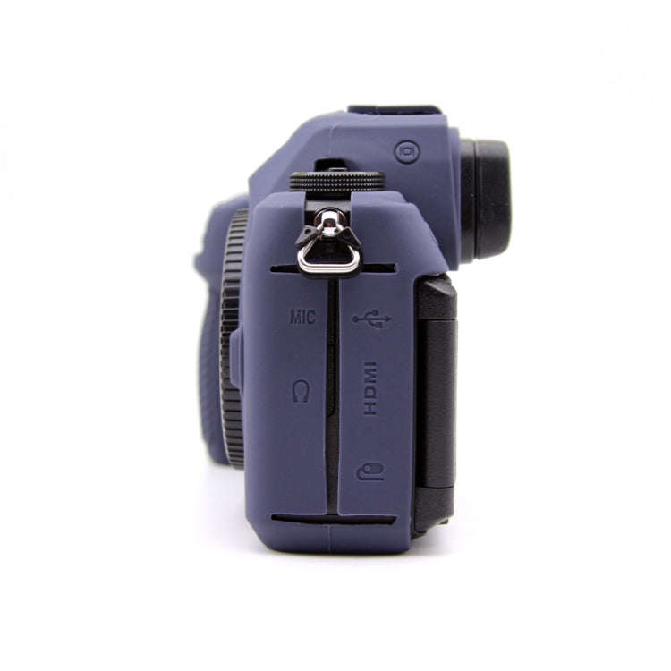 For Nikon Z6III Camera Protective Silicone Case, Color: Deep Blue