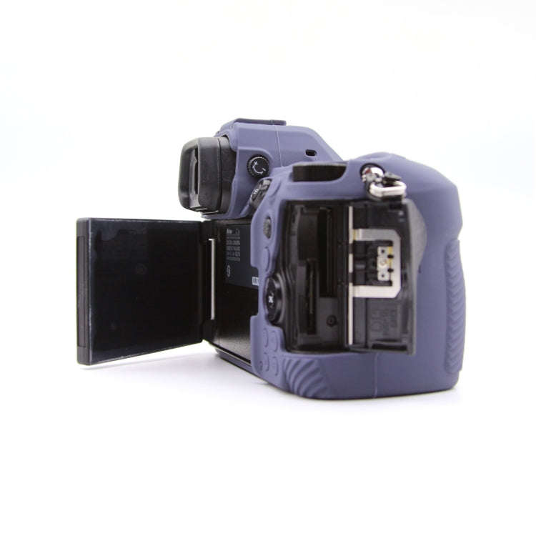 For Nikon Z6III Camera Protective Silicone Case, Color: Deep Blue