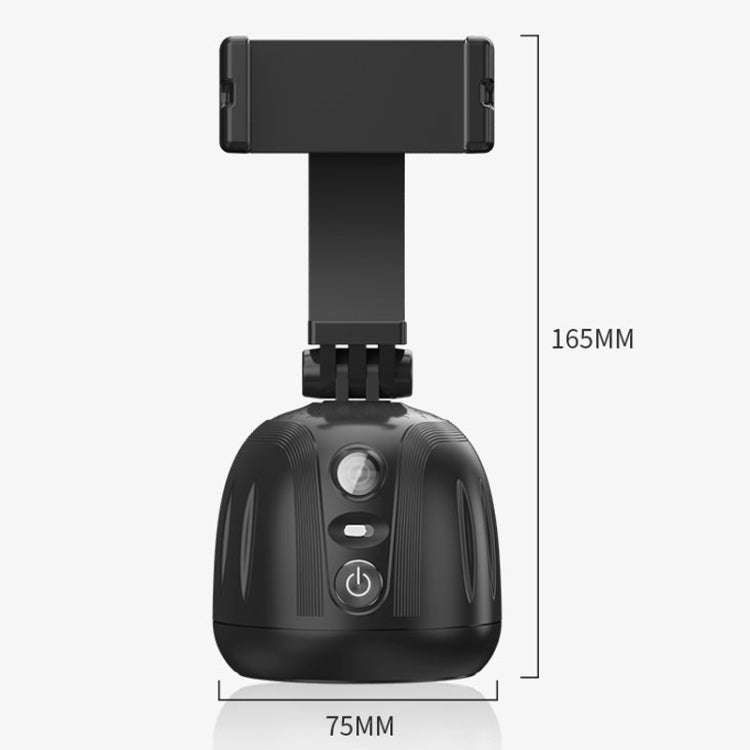 360 Degree Intelligent Follow Live Video Recording Desktop Stabilizer(Black)