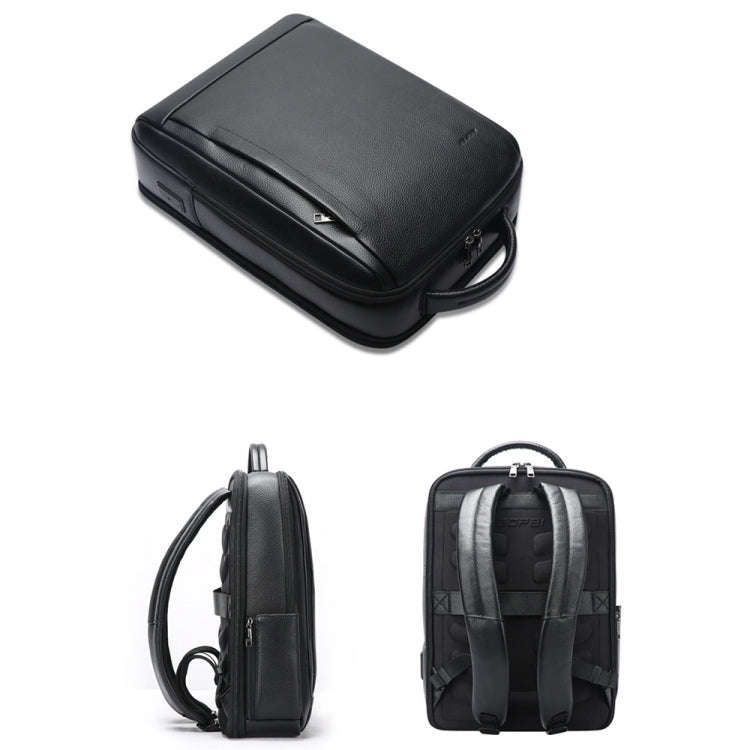 Bopai Large-Capacity Waterproof Business Laptop Backpack With USB+Type-C Port, Color: Ultimate Ve...