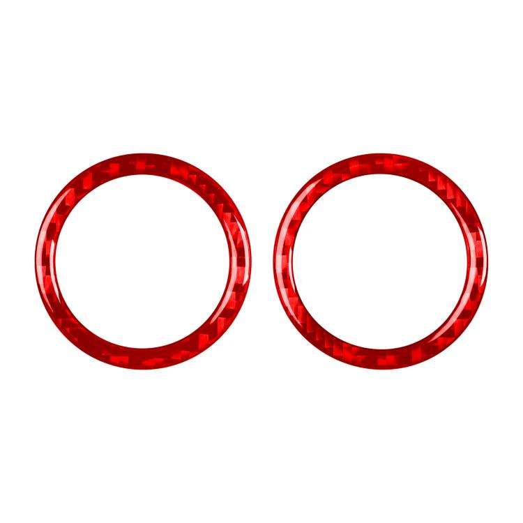 For Mercedes-Benz G-Class W463 2pcs /Set Rear Door Speaker Ring Sticker(Red)