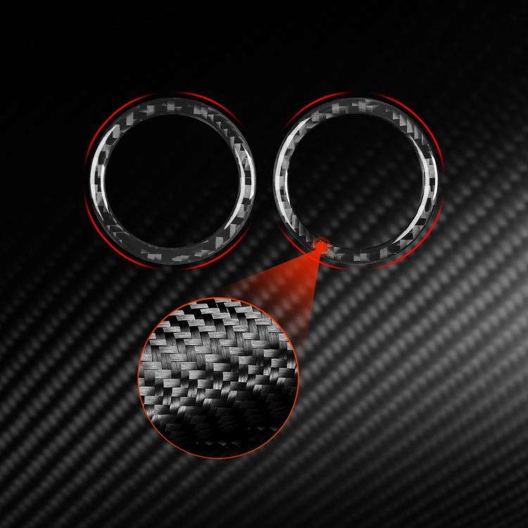 For Mercedes-Benz G-Class W463 2pcs /Set Rear Door Speaker Ring Sticker(Black)