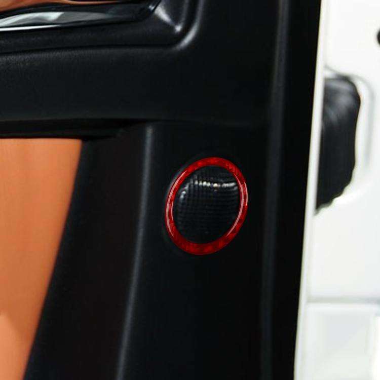 For Mercedes-Benz G-Class W463 2pcs /Set Rear Door Speaker Ring Sticker(Black)