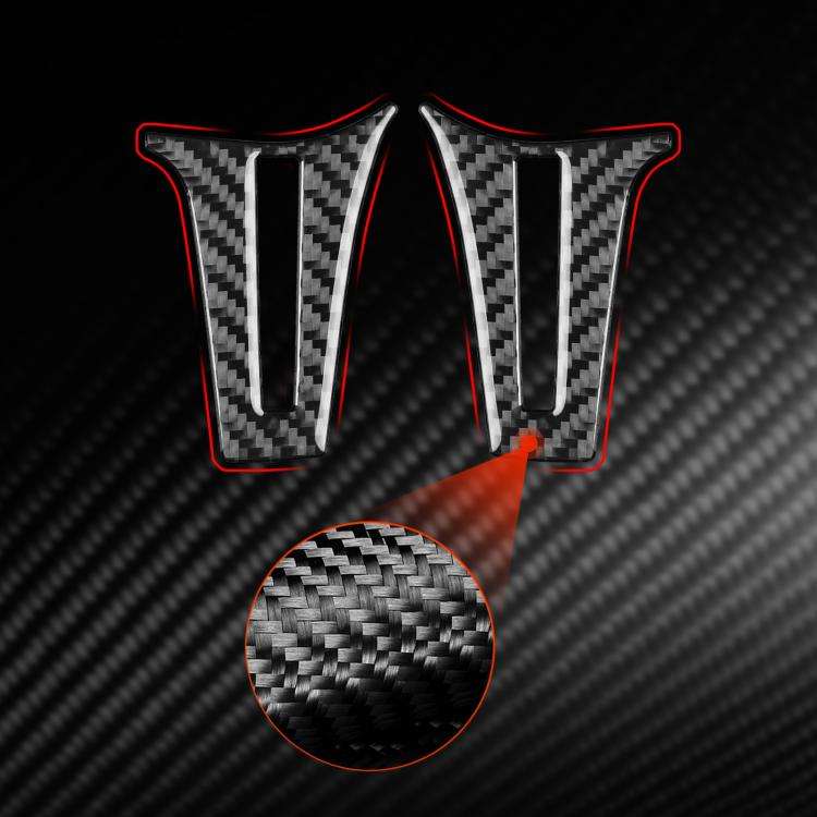 For Mercedes-Benz G-Class W463 2pcs /Set Steering Wheel Sticker(Black)