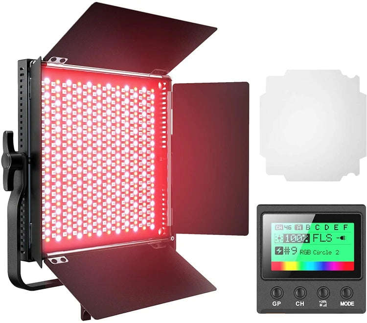 Pixel K80 RGB 45W 2600-10000K 552 LEDs Photography Fill Light Panel Lamp With LCD Display,US Plug...