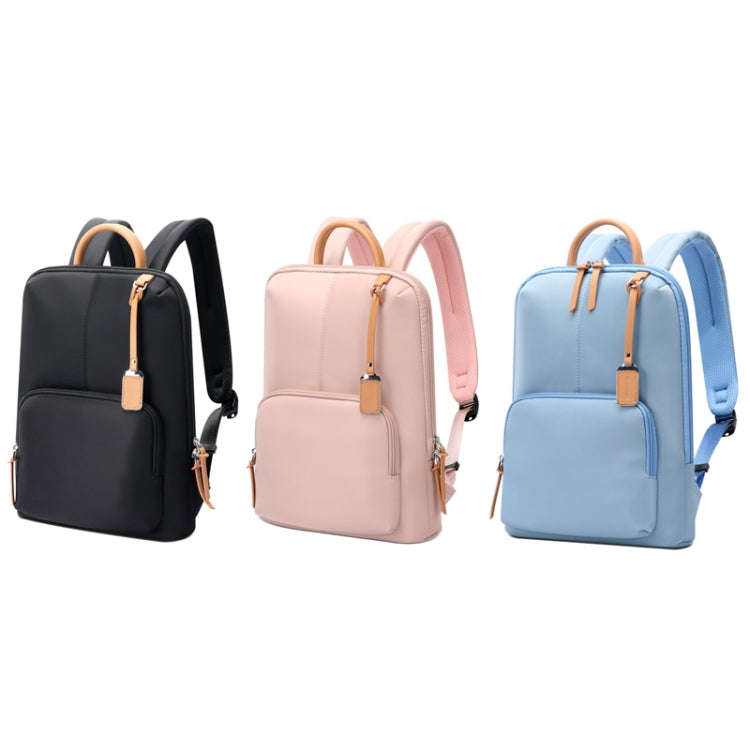 Bopai 62-126521 14-inch Laptop Thin and Light Business Waterproof Backpack(Blue)