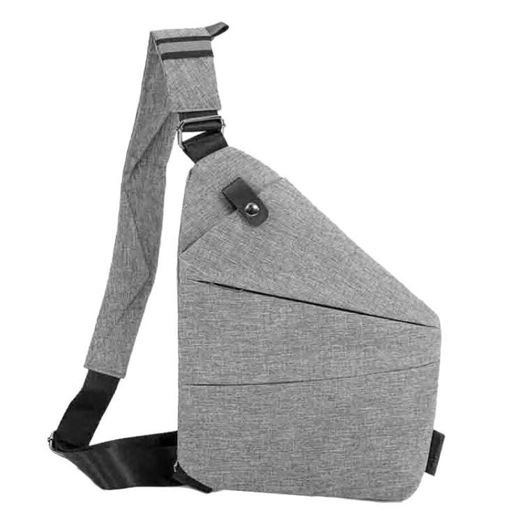 Sports Casual Men Crossbody Bag Large Capacity Multi-Pocket Single Shoulder Bag, Style: Left Shou...