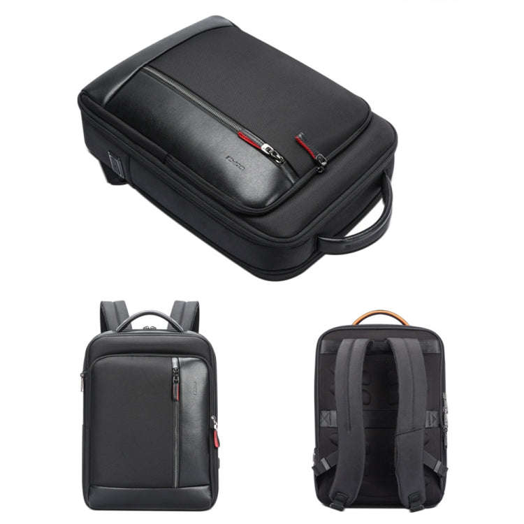 Bopai 751-006641A Large Capacity Anti-theft Waterproof Laptop Business Backpack(Black)