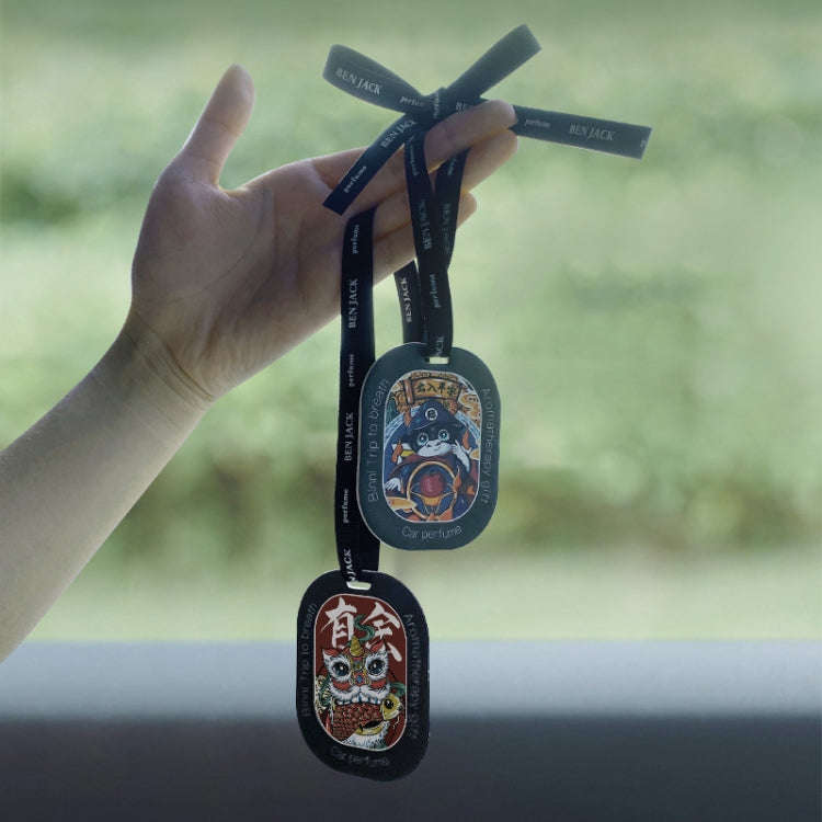 BEN.JACK Car Deodorant Tablet Pendant Long-Lasting Light Fragrance(Random Fragrance Delivery)