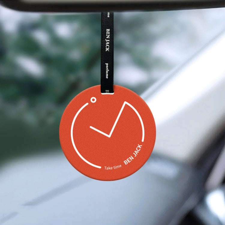 BEN.JACK Clock Car Long-lasting Light Fragrance Tablet Pendant(Blackberry Bay)