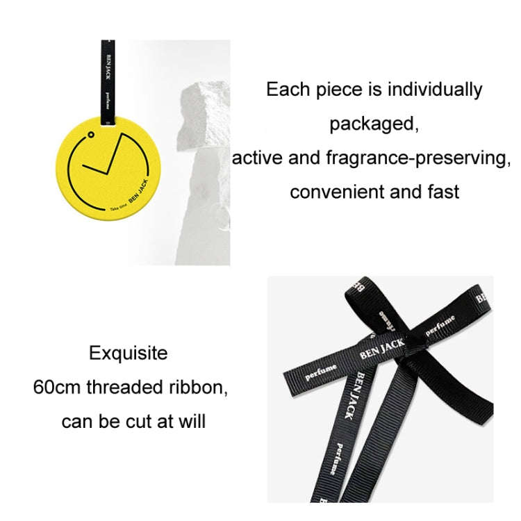 BEN.JACK Clock Car Long-lasting Light Fragrance Tablet Pendant(Wishing Elf)