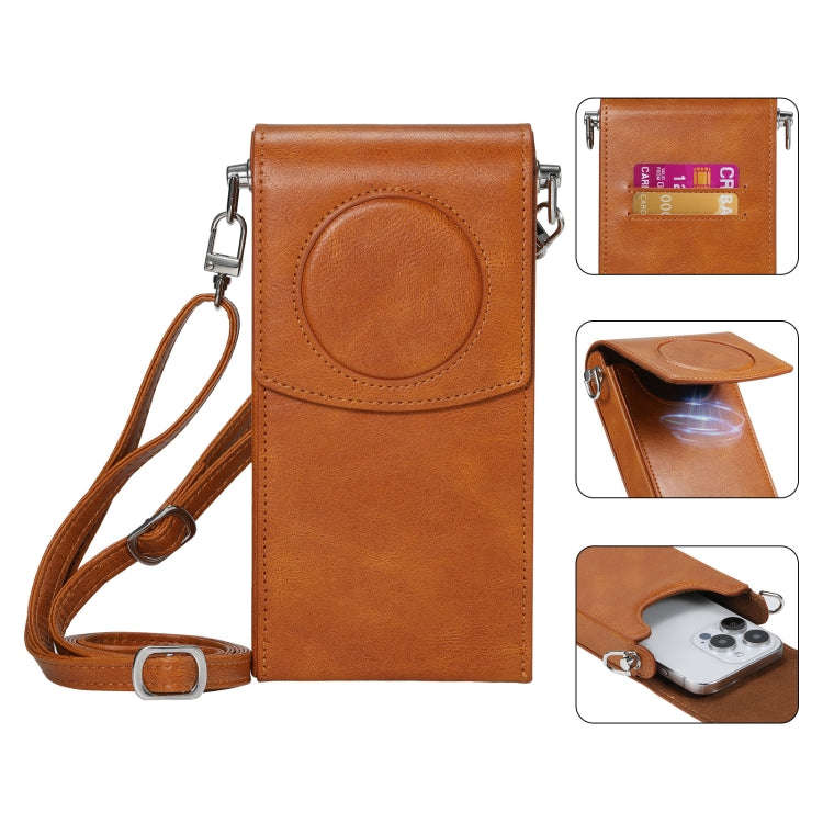 For Apple Vision Pro Power Organizer Case Carrying Bag(Brown)