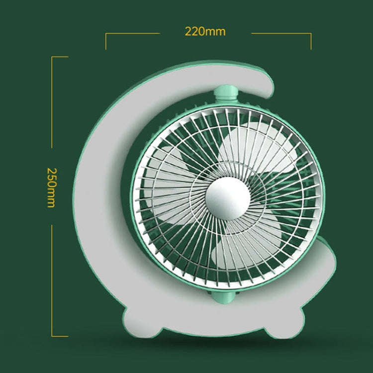 F11 USB Charging Cool Marquee Desktop Portable Fan(Sky Blue)