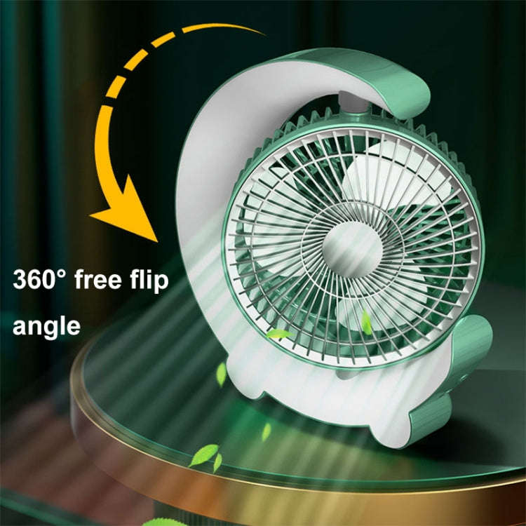 F11 USB Charging Cool Marquee Desktop Portable Fan(Sky Blue)