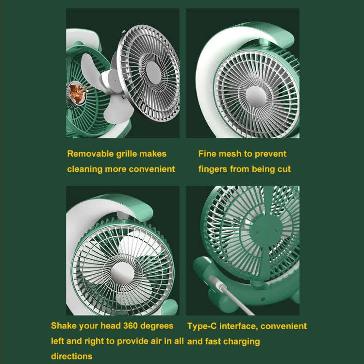 F11 USB Charging Cool Marquee Desktop Portable Fan(Sakura Pink)