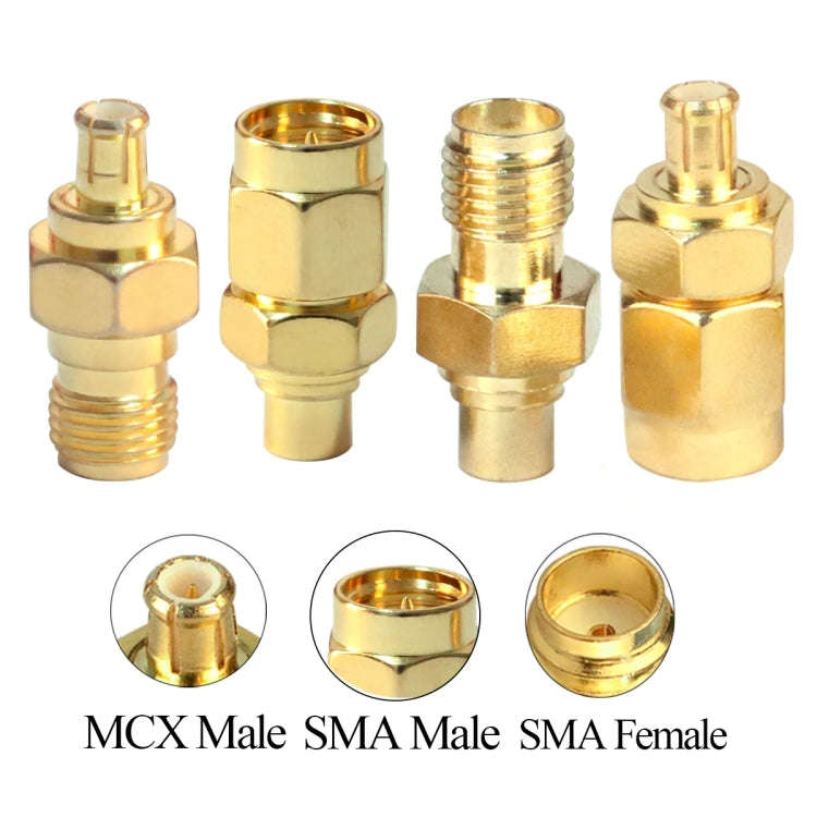 SMA Female To MCX Female High Frequency Coaxial Connector Antenna Rotating Joint