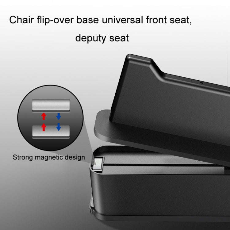 BEN.JACK Multifunctional Car Seat Gap Storage Box(Black)