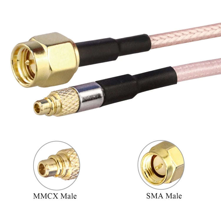 SMA Female To MMCX Male RG316 15cm Coaxial Extension Cable SMA To MMCX Adapter Cable
