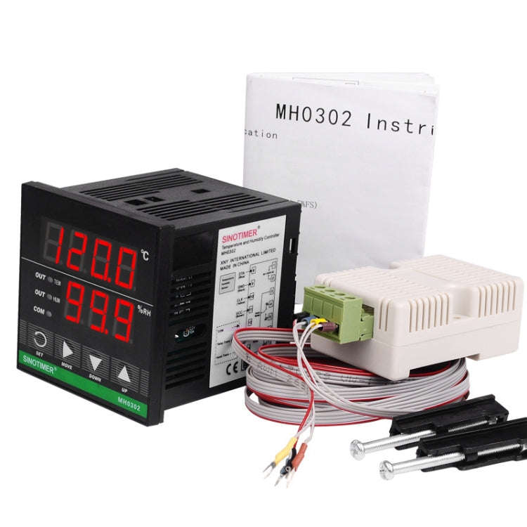 SINOTIMER MH0302 Intelligent High Precision Temperature Humidity Controller Digital Display Tempe...