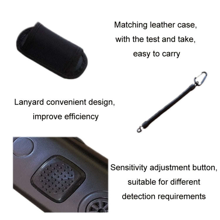 Mini Waterproof Handheld Metal Positioning Rod Detector(Orange)