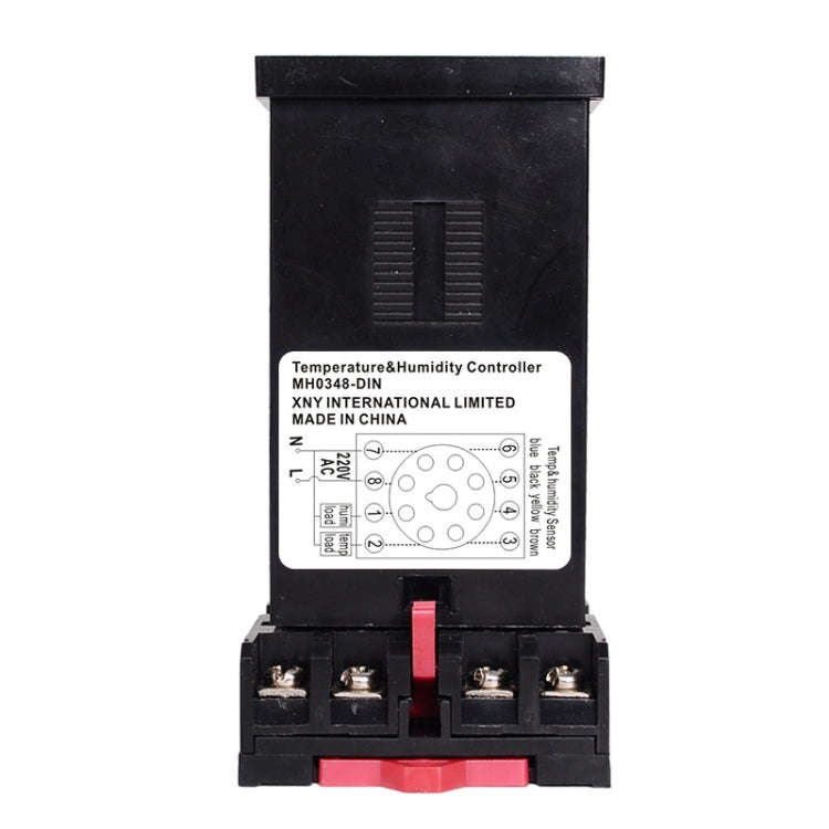 SINOTIMER MH0348-DIN Intelligent High-Precision Temperature Humidity Controller Guide Rail Instal...