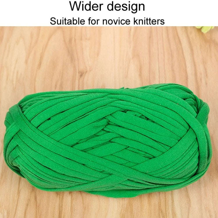 Homemade Tulip Hand Knitting Bag Cloth Strip Line DIY Material Kit With Pearl Shoulder Strap(Beig...
