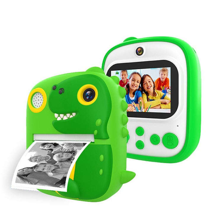 2.4 Inch 1080P HD Instant Printing Camera Children Thermal Printer With 32G TF Card(Blue)