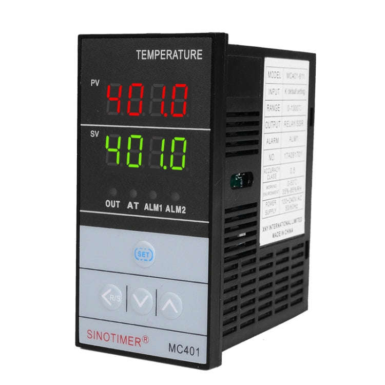 SINOTIMER MC401 Universal Input Short Case PID Intelligent Temperature Controller Meter Heating C...