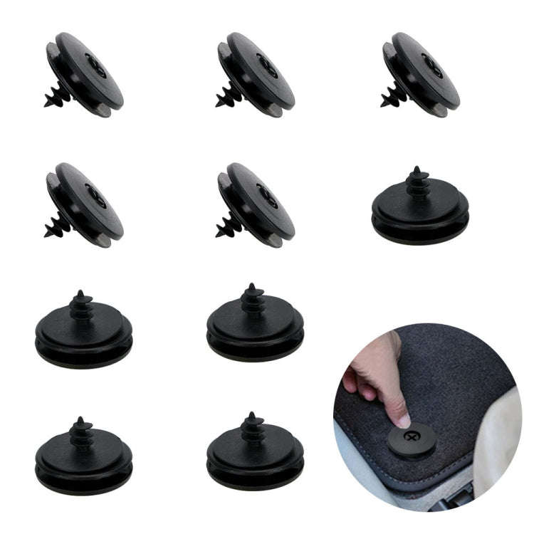 10pcs 10pcs Double-layer Foot Pad Plastic Fixing Buckle