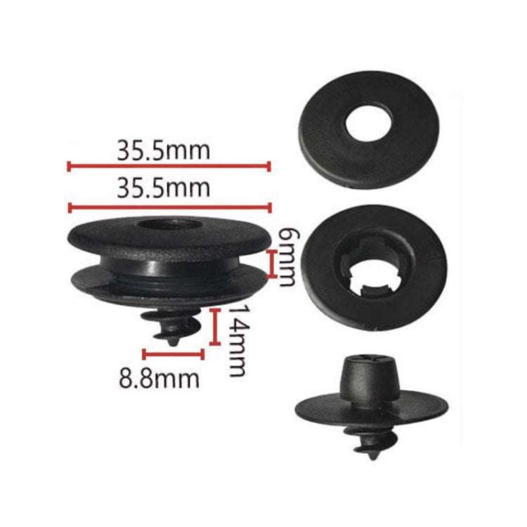 10pcs 10pcs Double-layer Foot Pad Plastic Fixing Buckle