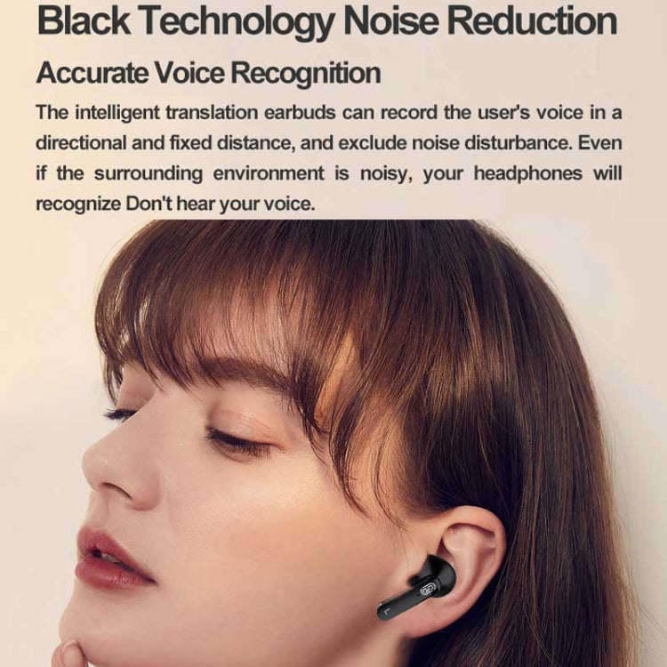 Hishell Y113 Smart Voice Translator Earphone Wireless Earbuds Real Time Instant Online 40 Languag...