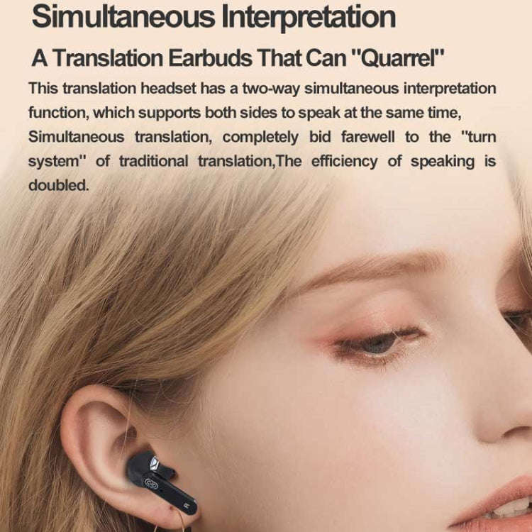 Hishell Y113 Smart Voice Translator Earphone Wireless Earbuds Real Time Instant Online 40 Languag...
