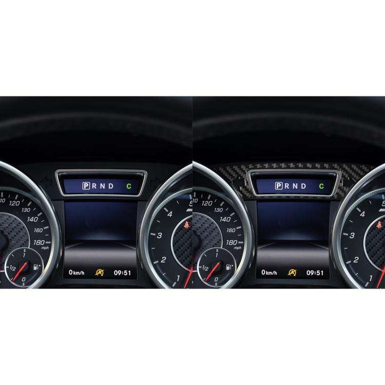 For Mercedes-Benz G-Class W463 Instrument Decoration Stickers(Black)